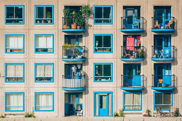 Balconies instead of gardens